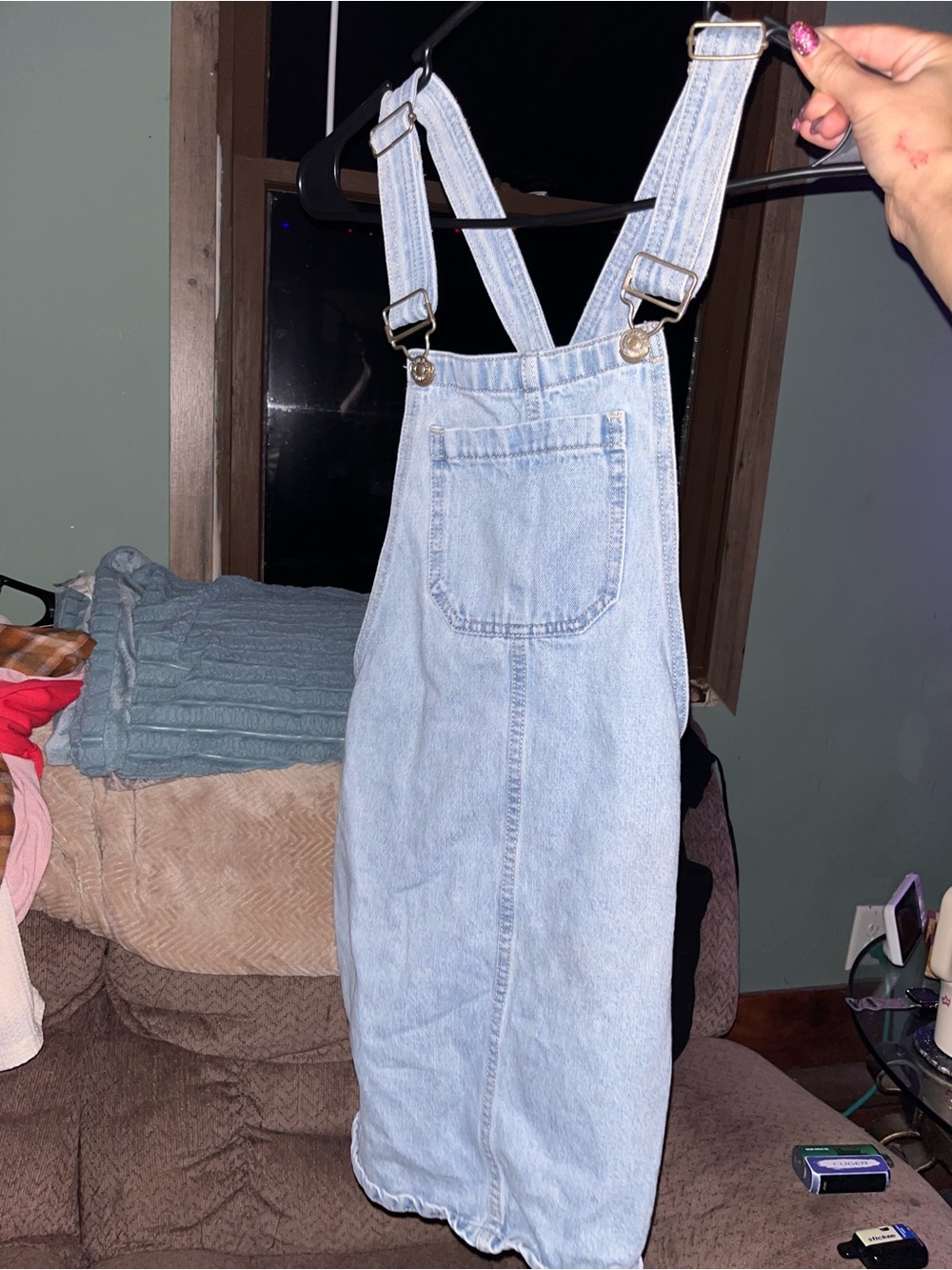 Light Blue Denim Overall Dress - Women Jeans